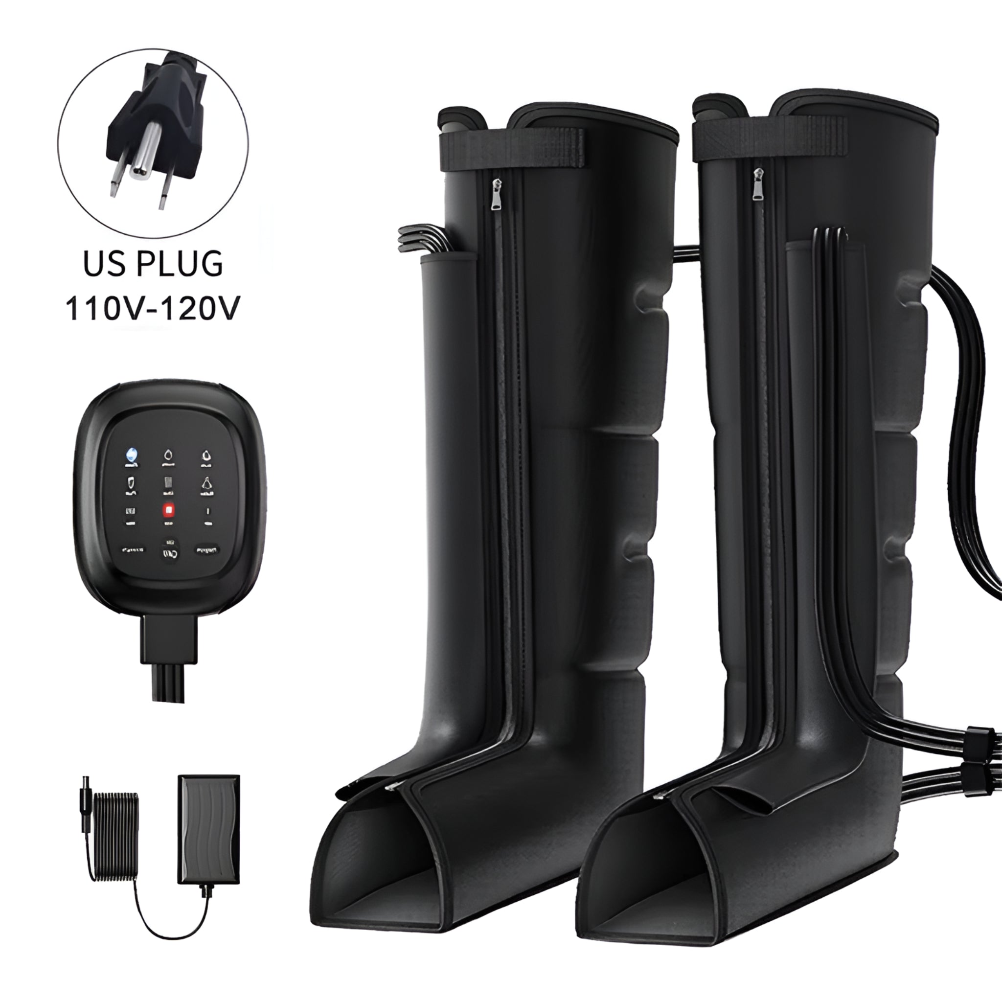 Air Compression Circulation Leg Massage Air Pressure Recovery Boots Power Pump Lymphatic Drainage Device Professional Athletes